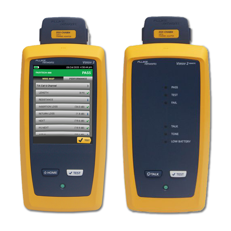 Fluke DSX2-8000 線(xiàn)纜認證分析儀